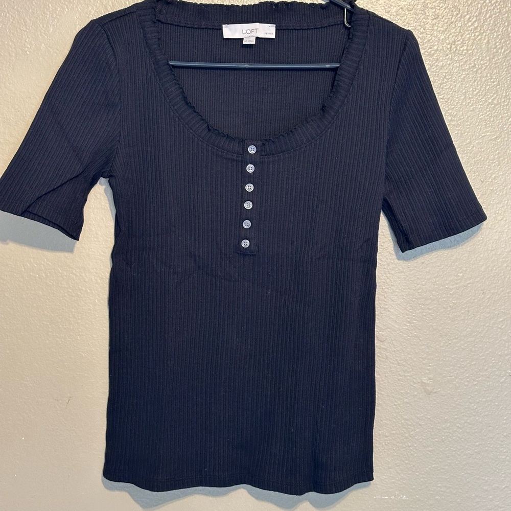 Loft black top